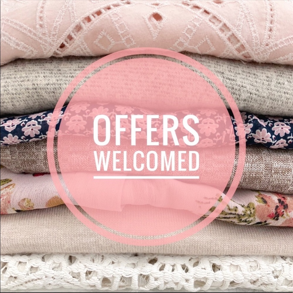 I Except all reasonable offers